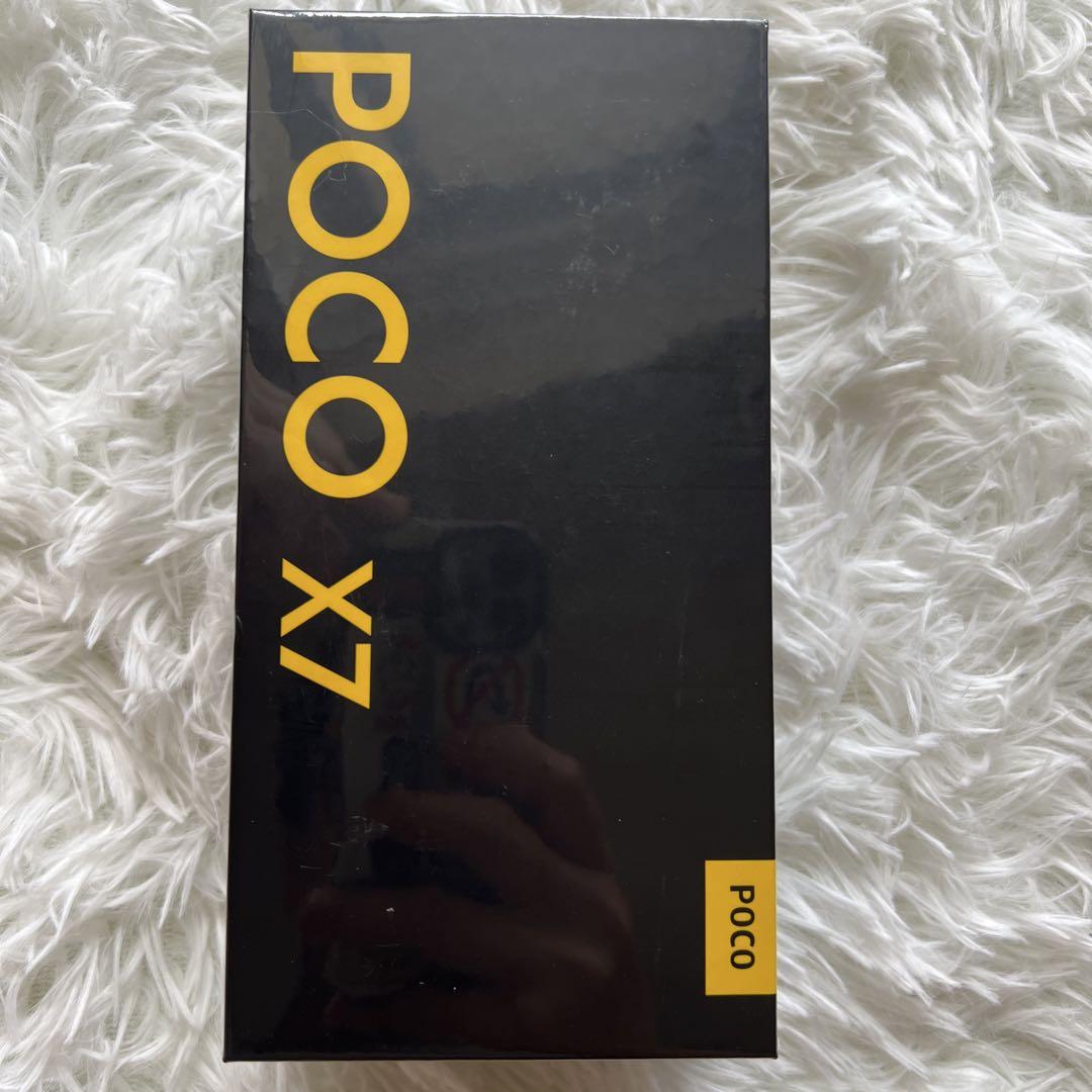 [ 新品] POCO X7 Silver 8GB + 256GB Sim フーリ
