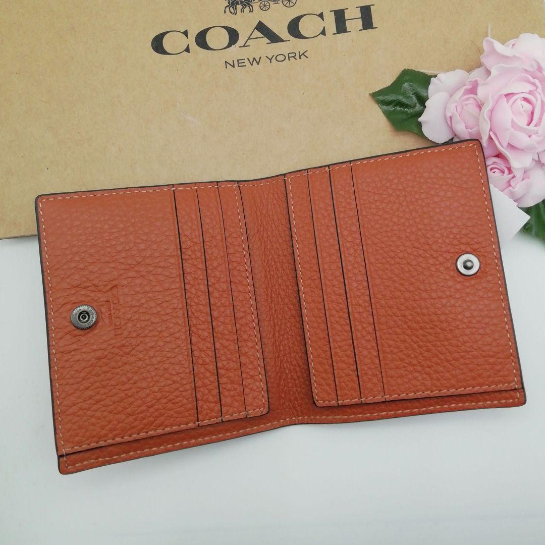 新品 COACH コーチ 折り財布 カードウォレット 正規品 小物