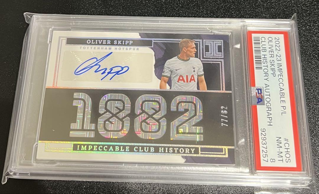 Panini Impeccable Oliver Skipp auto