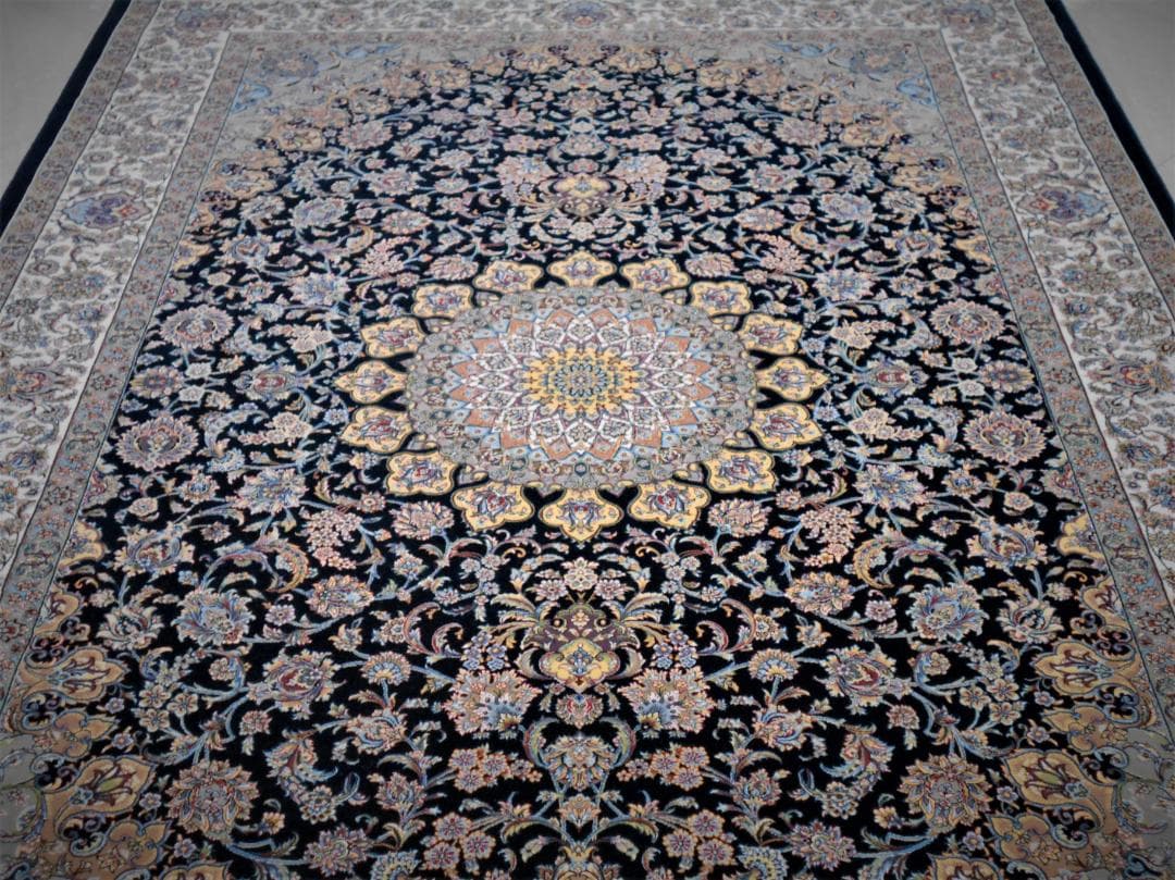 本場イラン産！高密度織『ナイン 』デザイン 約150×225cm‐185001