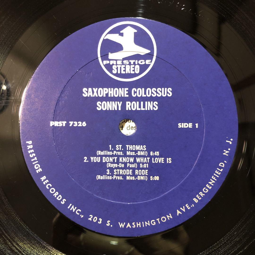 ソニー・ロリンズSonny Rollins【Prestige盤・紺ラベル・美品】