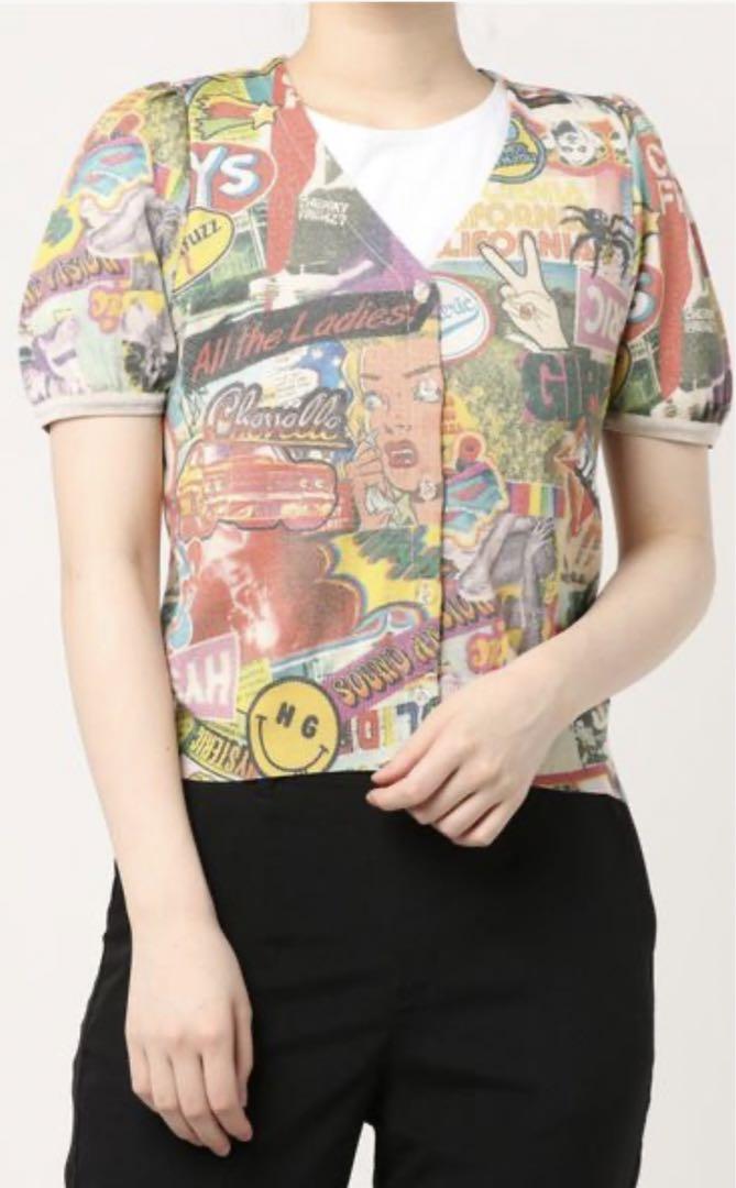 【専用】HYSTERIC SUMMER OF 70s柄 ラメカーディガン トップス