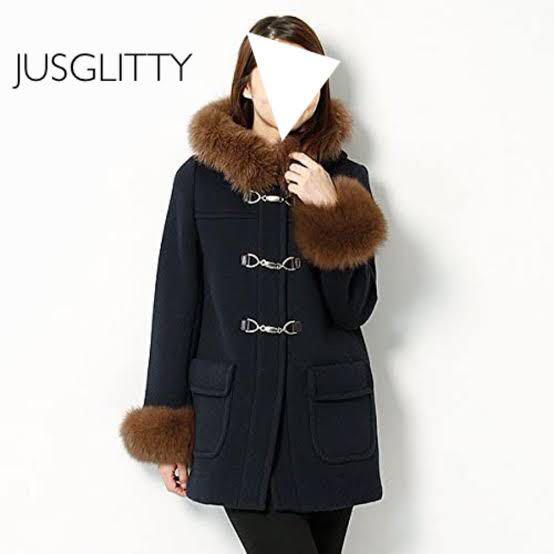 美品　ジャスグリッティー　ダッフルコート　Sサイズ JUSGLITTY ダッフルコート