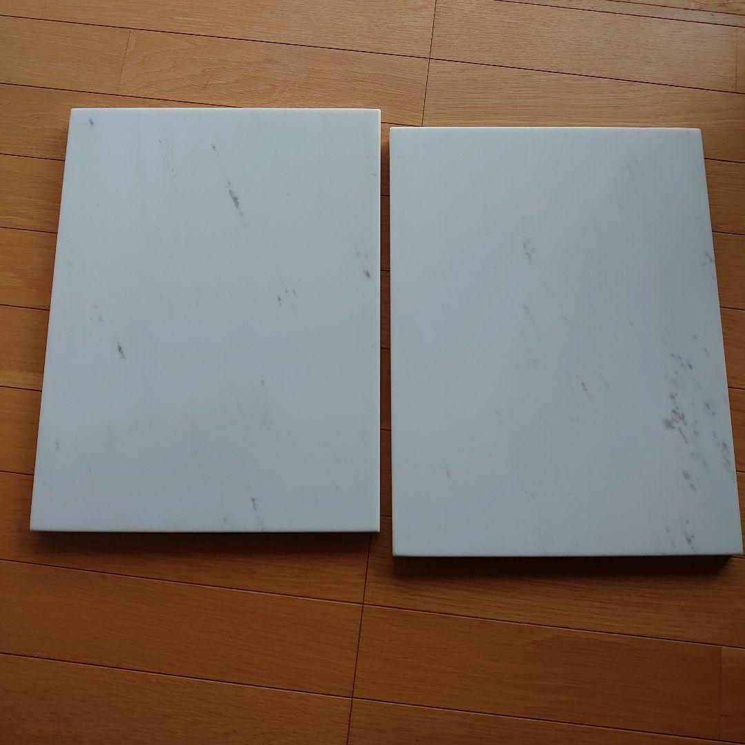 大理石 ひんやり ペット用ボード 40×30cm　2枚セット