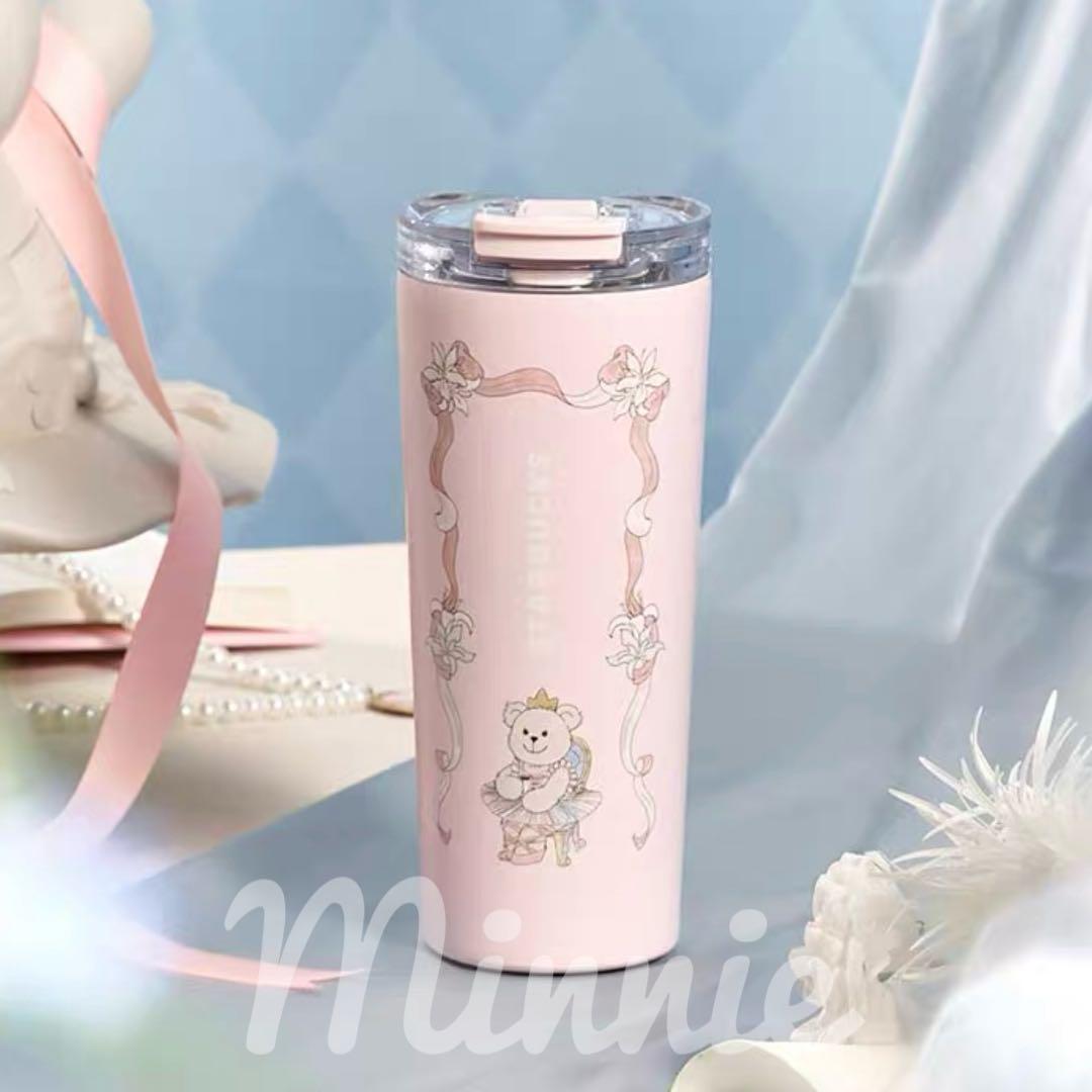 海外限定　中国　スターバックス　プリンセス　ベアリスタ　タンブラー　2way