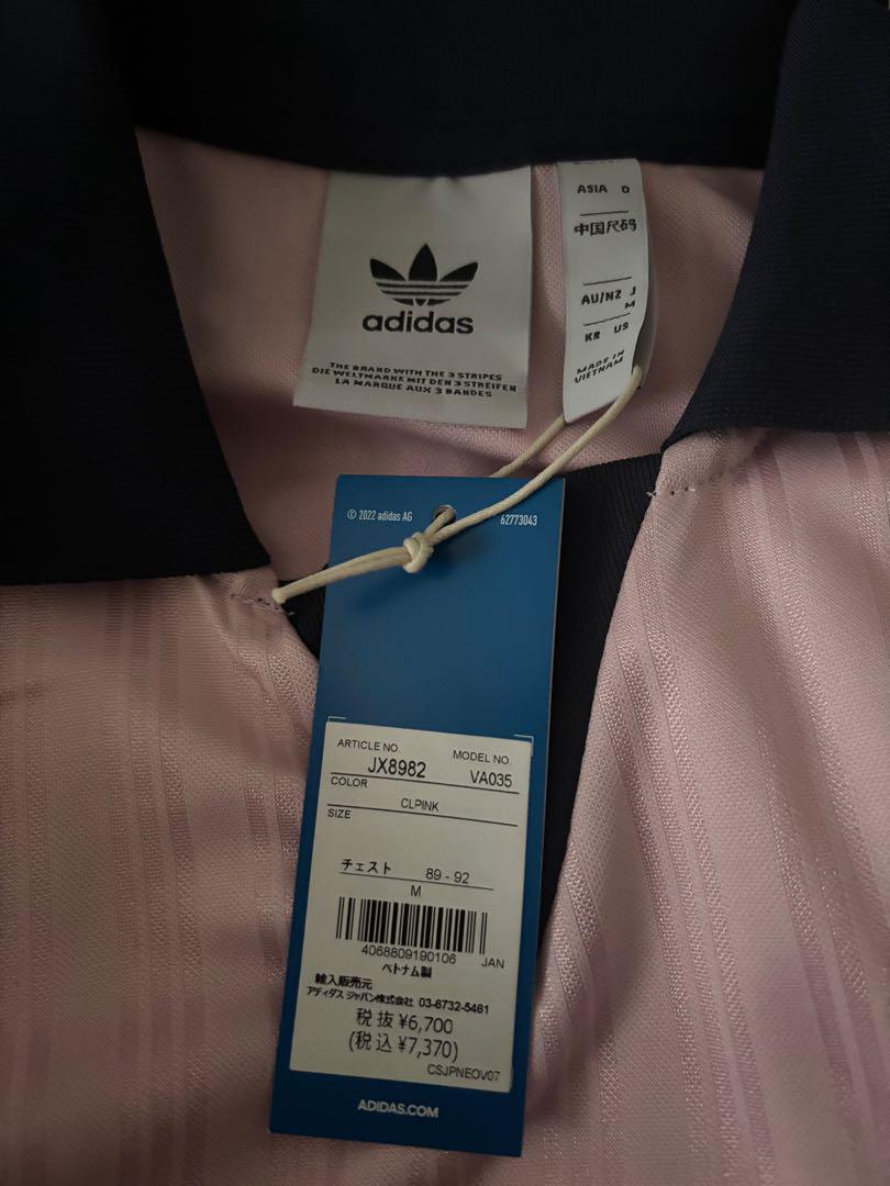 adidas 襟付きゴーリートップ ピンク - メルカリ