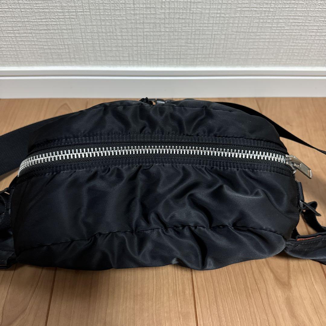 【中古】ポーター PORTER タンカー ウエストバッグ  黒