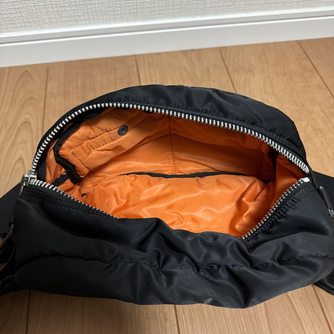 【中古】ポーター PORTER タンカー ウエストバッグ  黒