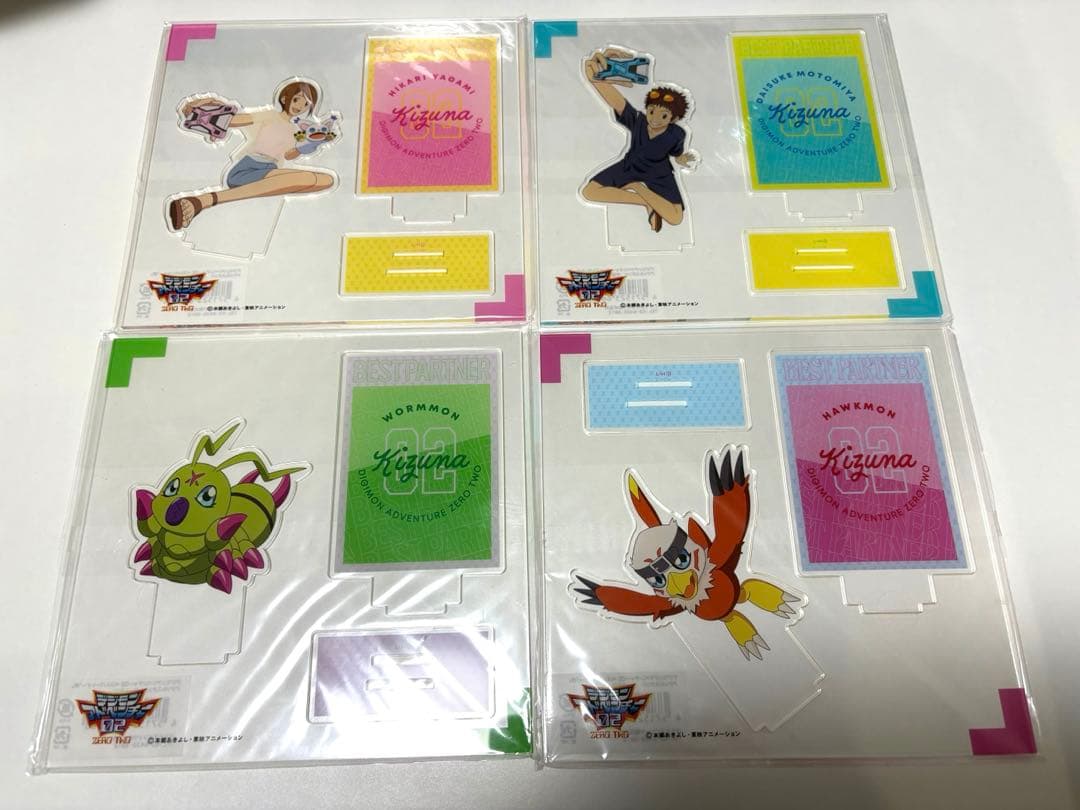 デジモンアドベンチャー02ベストパートナー「絆」アクリルスタンド 全