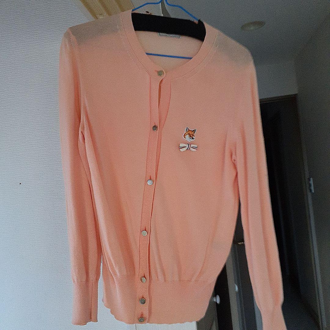 MAISON KITSUNÉ ピンク カーディガンS MAISON KITSUNE