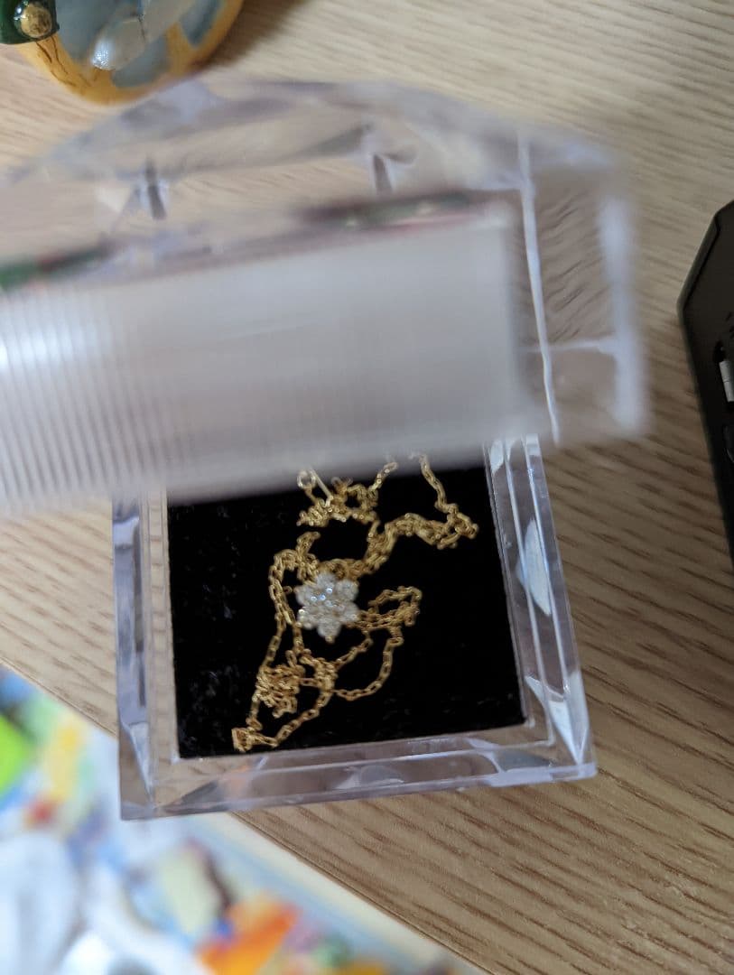 一粒ダイヤネックレス 0.3ct 18金 18k イエローゴールド ダイヤモンド