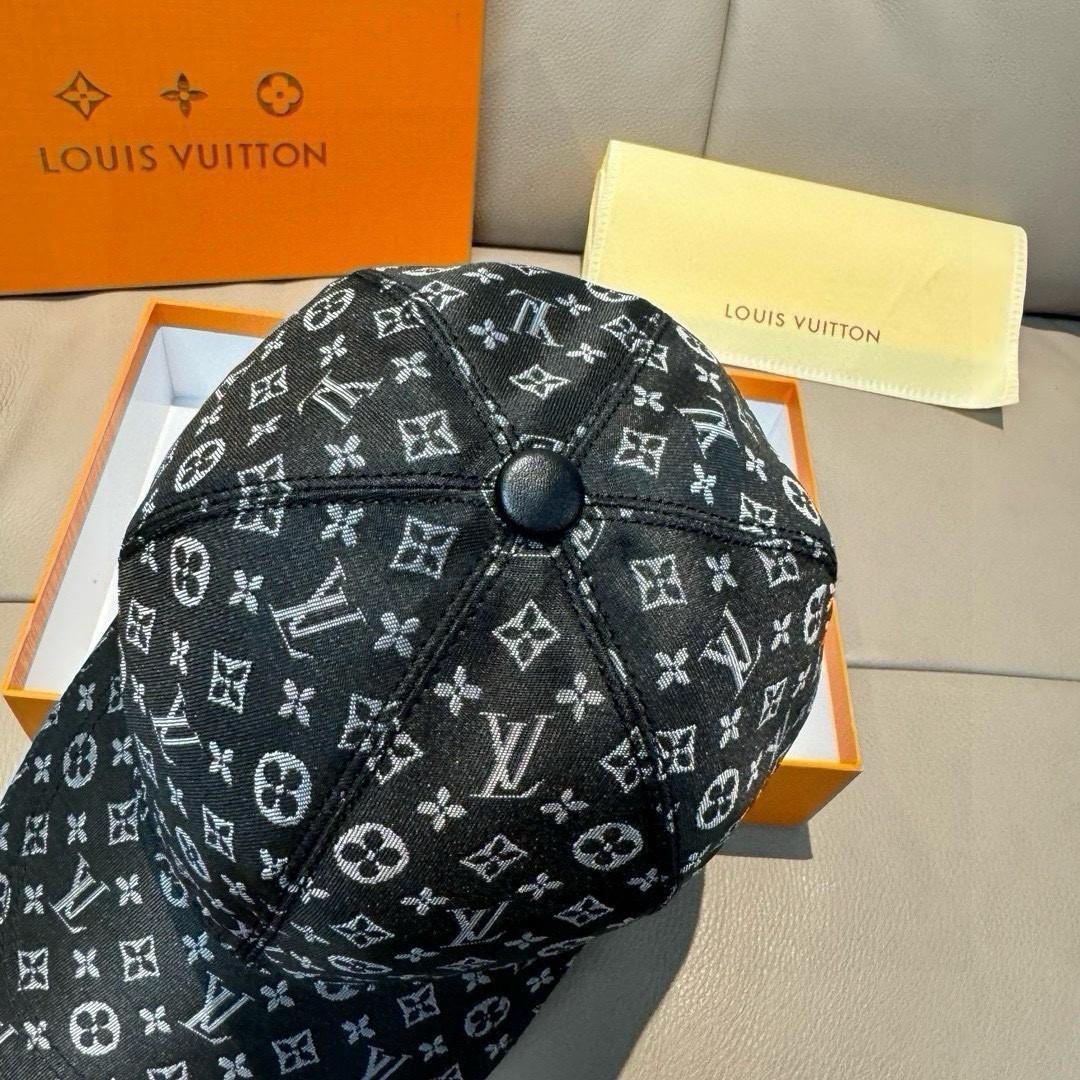 Louis Vuitton ベースボールキャップ ブラック Louis Vuitton ベースボールキャップ ブラック