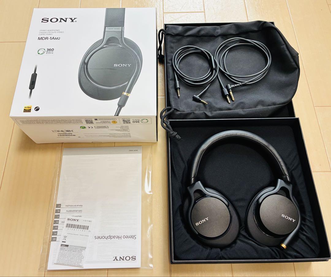 【美品】SONY MDR-1AM2 ヘッドフォン ブラック