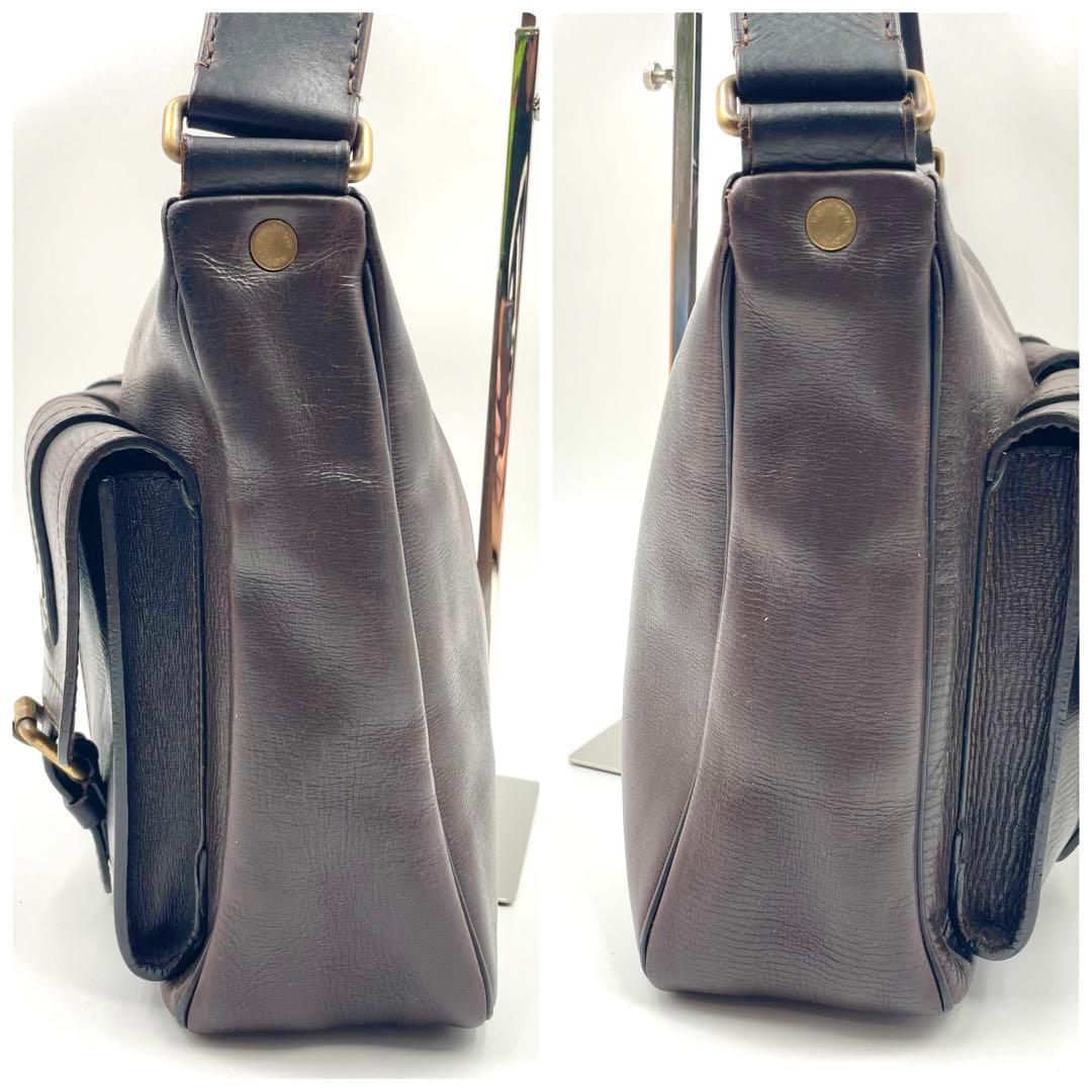 鑑定済 希少 ルイヴィトン ユタ ウィチタ ショルダーバッグ 肩掛け ブラウン