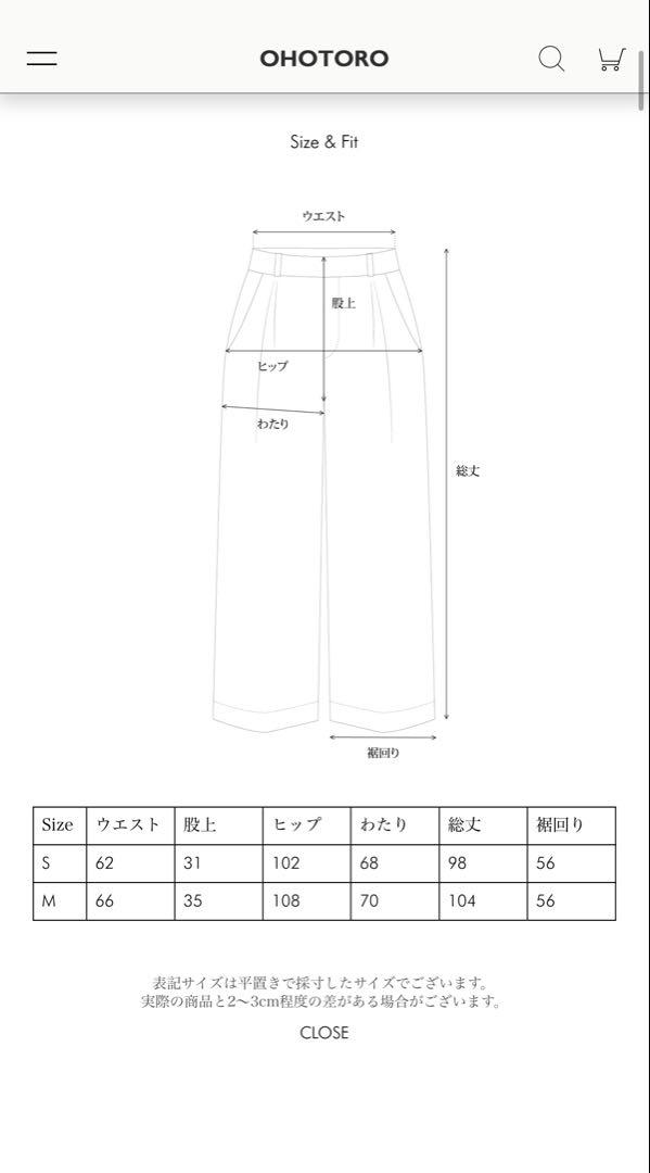オオトロ OHOTORO Brushed Slice Cargo Pants