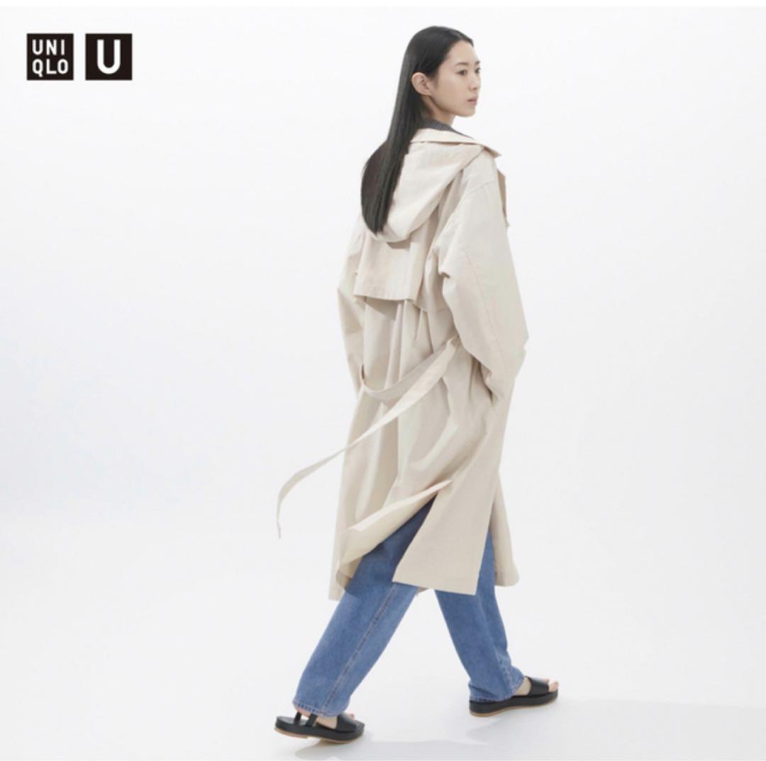 【UNIQLOu】フーテッドロングコート