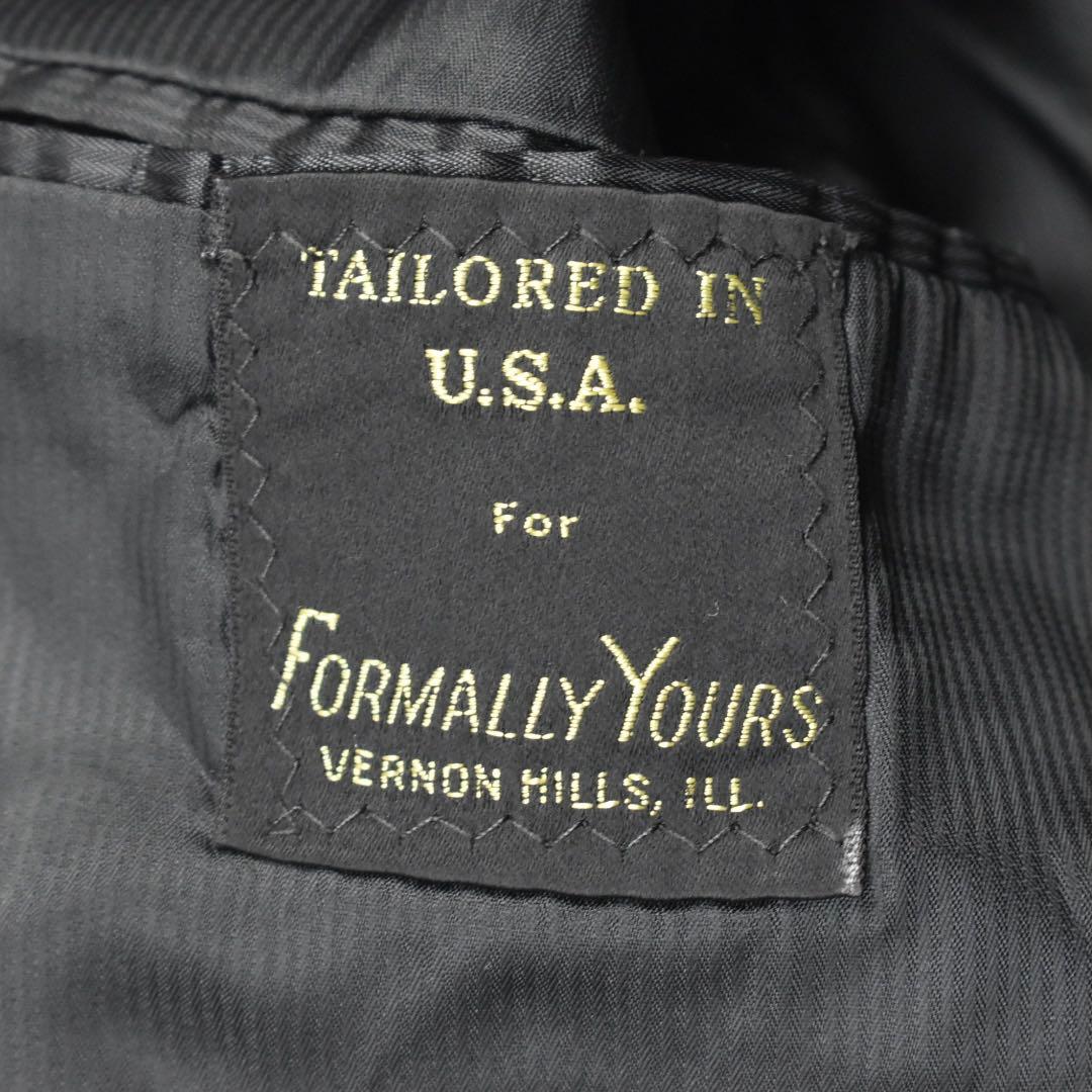 80s ピエールカルダンクチュール　タキシードジャケット USA製　ACTWU黒 80s ピエールカルダンクチュール タキシードジャケット USA製