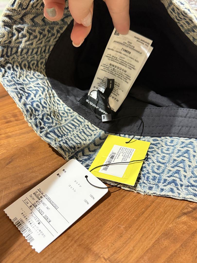 MARC JACOBS モノグラム バケットハット M/L 帽子