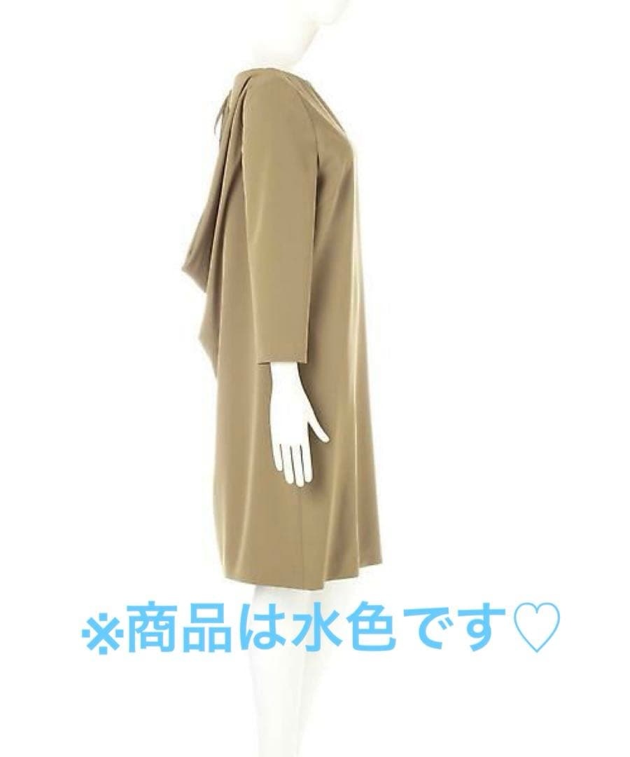 【定価¥46,200】ADORE アドーア長袖ワンピース♡水色♡36♡背中リボン