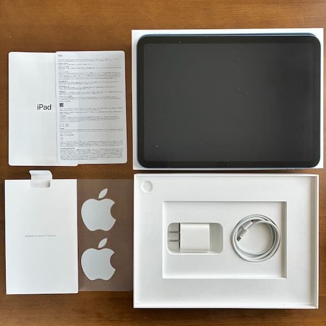 美品　iPad (10世代）Wi-Fi 64GB ブルー　2022年