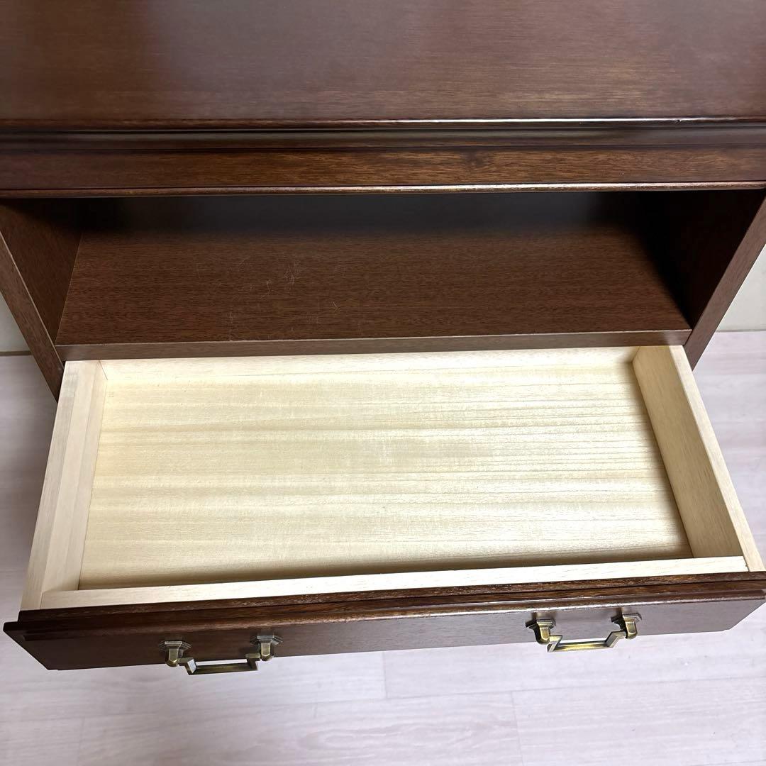 【良品】maruni 地中海 キャビネット サイドボード 電話台 収納