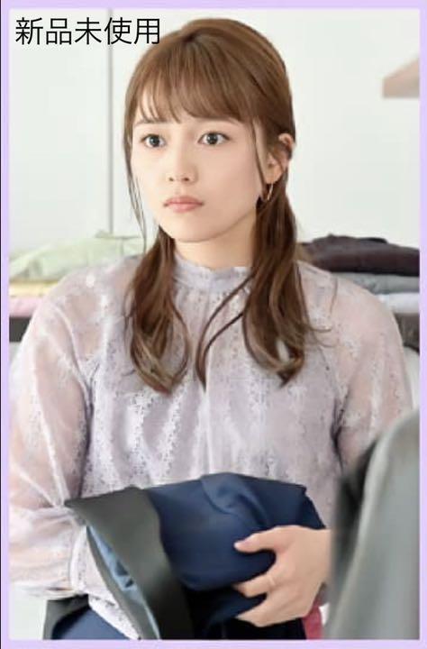 42%割引ホワイト系,FREE SIZE大人気新作 【新品未使用タグ付き 純正超高品質 JUSGLITTY エンブロイダリーカラーブラウス 宮田聡子 ジャスグリッティ シャツ/ブラウス(七分/長袖)