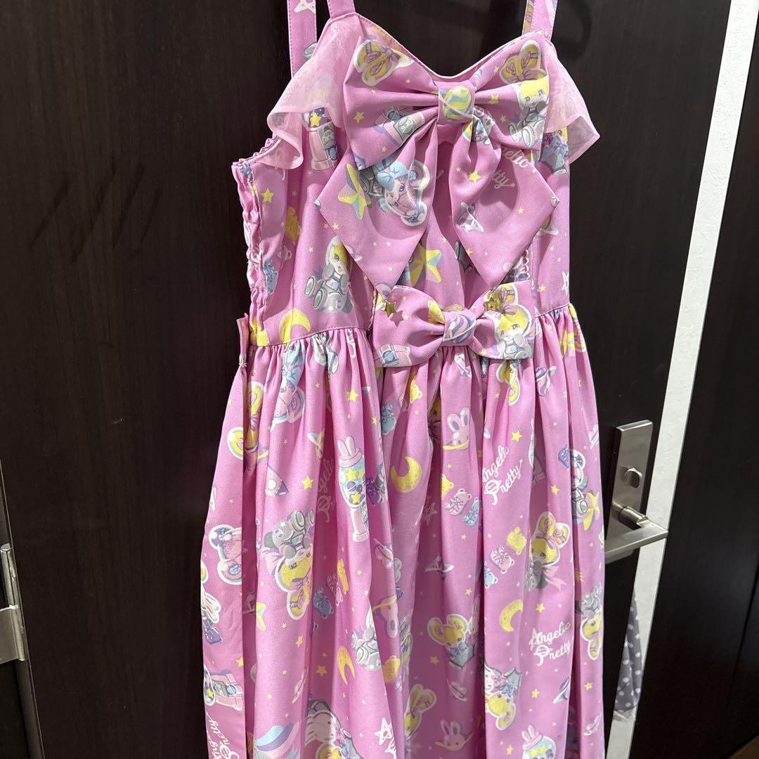 Angelic Pretty SPACE TOYSジャンパースカート ピンク - メルカリ