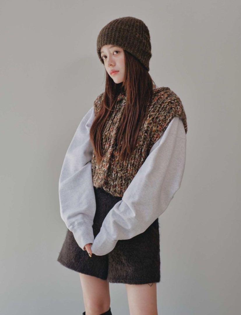 最終値下げ！todayful Mix Handknit Vest 最終値下げ！todayful Mix Handknit Vest
