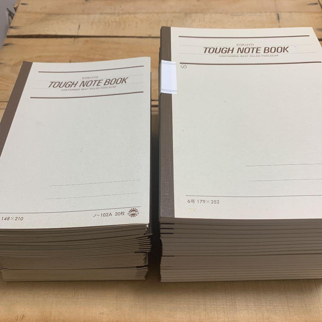 ノート TOUGH NOTE BOOK A5 40冊、セミB5 20冊
