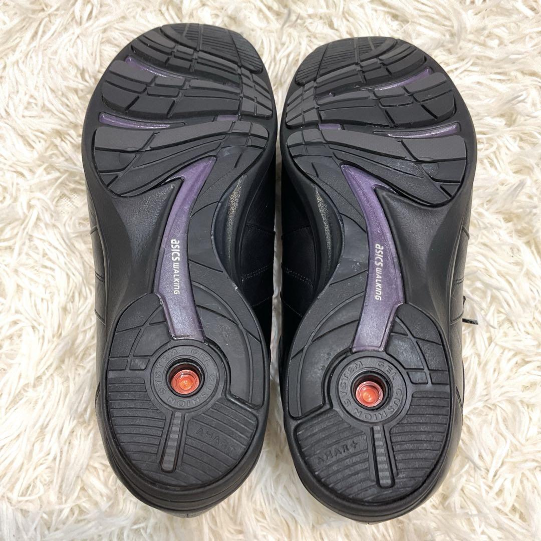 美品　アシックス　asics ペダラ　サイドジップ　スニーカー　24.5cm