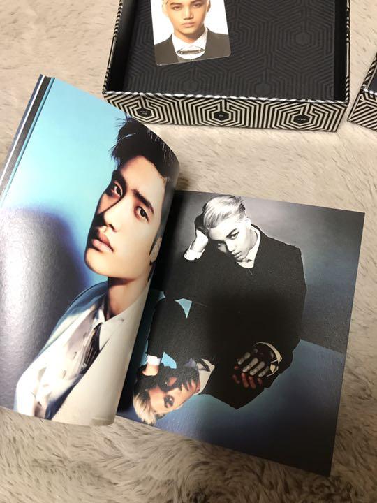 直筆サイン入り　EXO-K 2nd Mini Album Overdose CD EXO-M 2nd Mini Album Overdose Autographed Signed CD Great