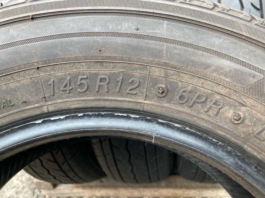 送料込145R12 6プライ　軽バンや軽トラなど