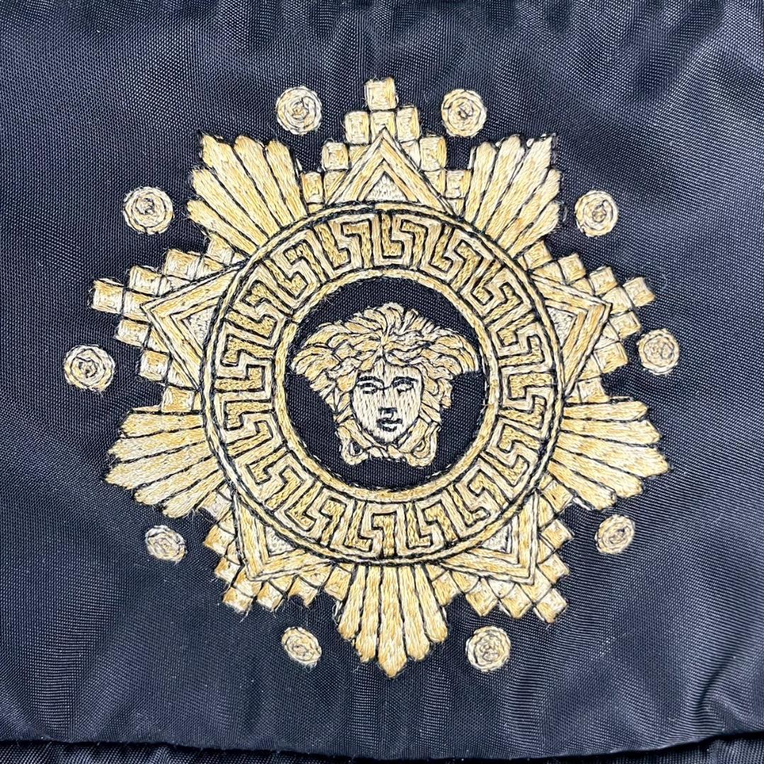 美品 VERSACE ショルダー バッグ 刺繍