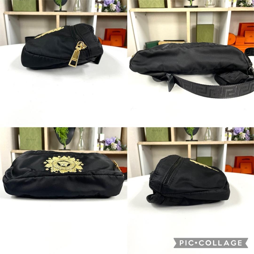 美品 VERSACE ショルダー バッグ 刺繍