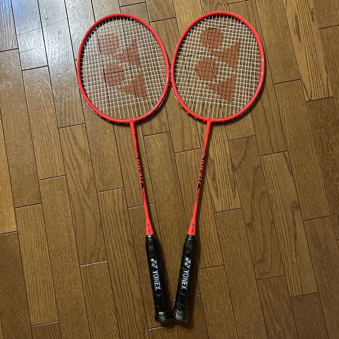 YONEX ヨネックス GR-417 バドミントン ラケット 2本組　バッグ付