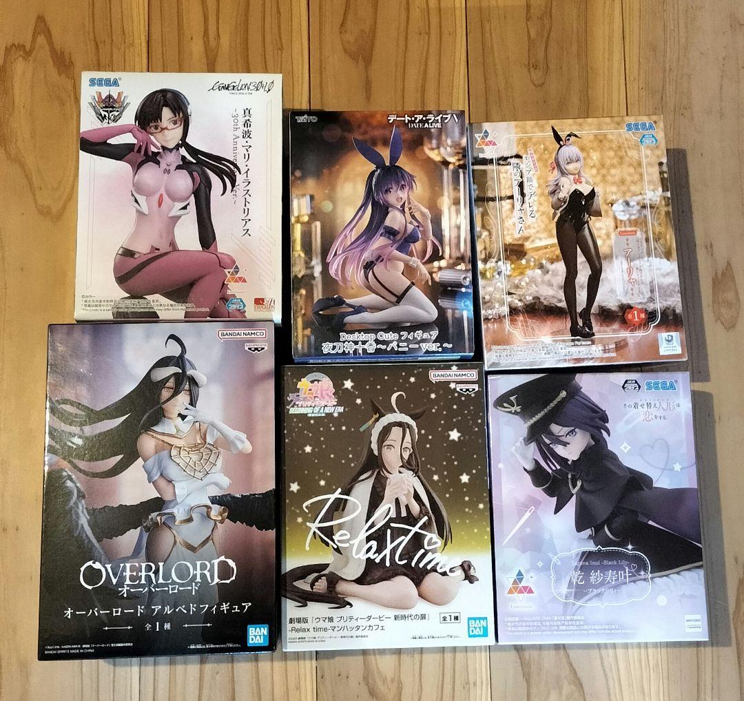 【新品未開封】プライズ品　美少女フィギュア6体 まとめ売り