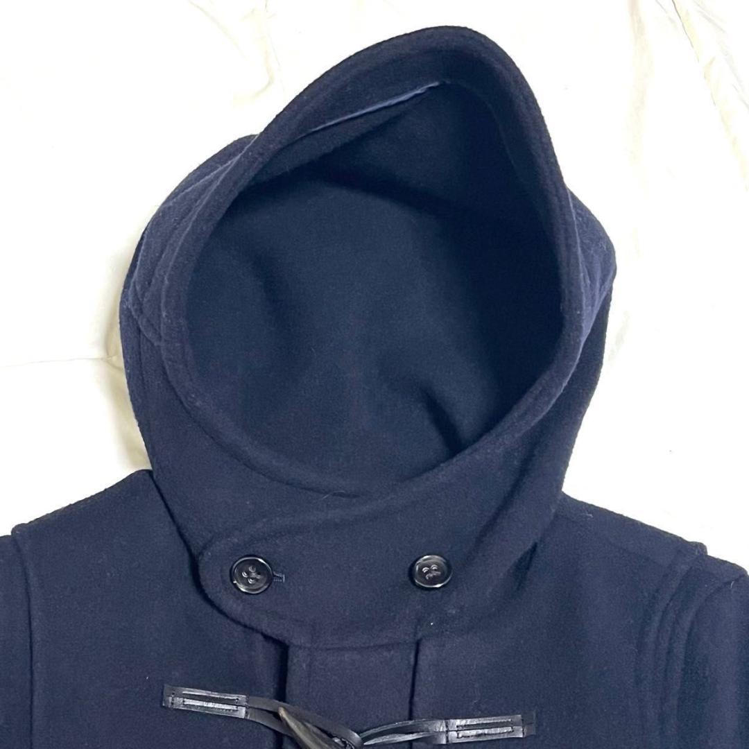 【現行美品】ユナイテッドアローズ　ロングダッフルコート　ウール100% 紺　S