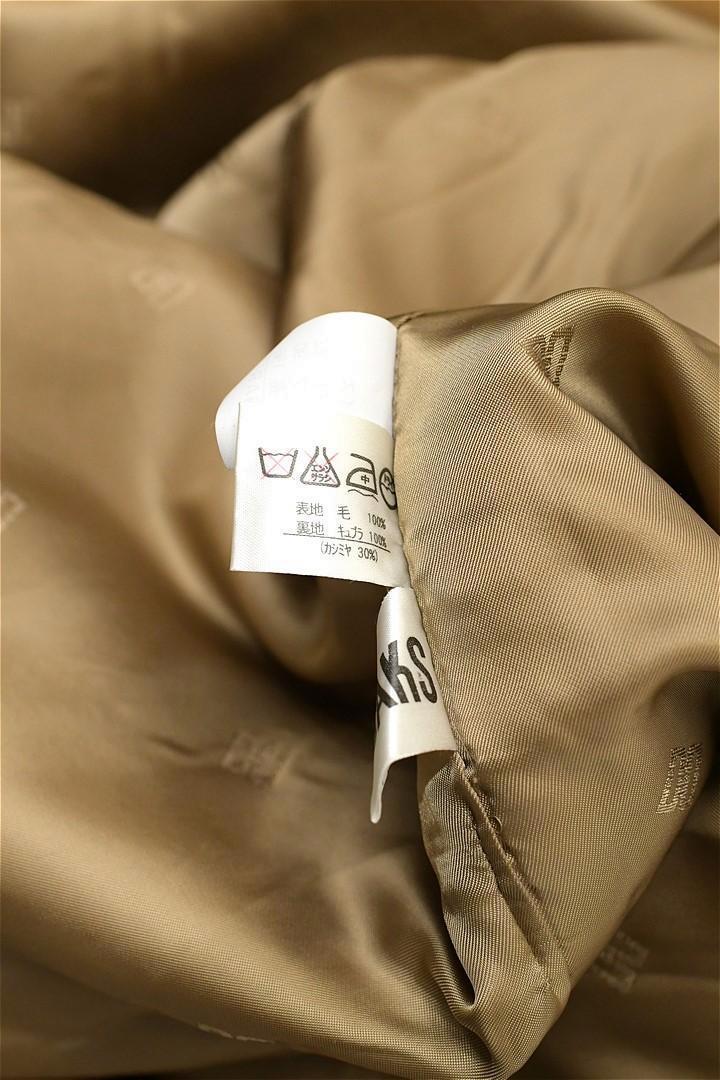 G417/DAKS ハーフコート ダブルジャケット カシミヤ混 9