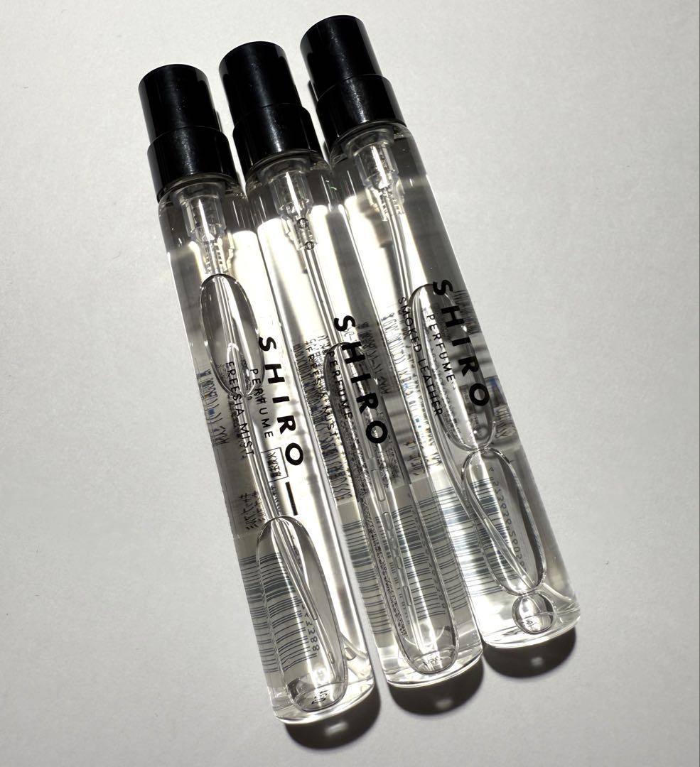 shiro パフューム　9ml 3本セット Amazon.co.jp: シロ SHIRO 香水 オードパルファン パフューム お