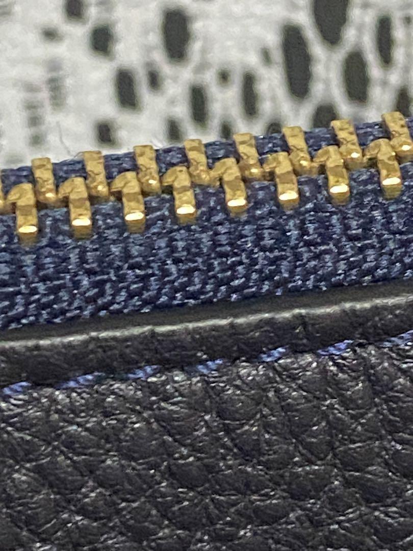 未使用 コーチ COACH ショルダーバッグ ダークブルー