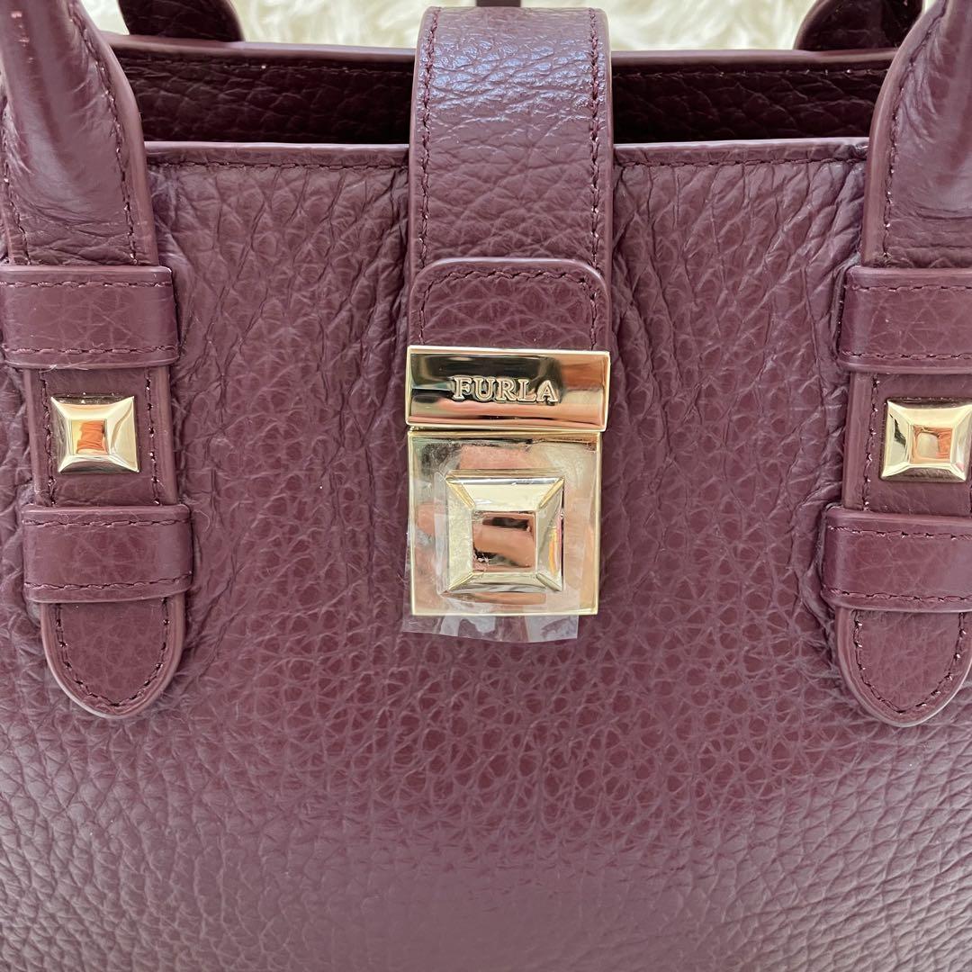 フルラ FURLA ジョアン 2way ハンドバッグ ショルダー　ボルドー