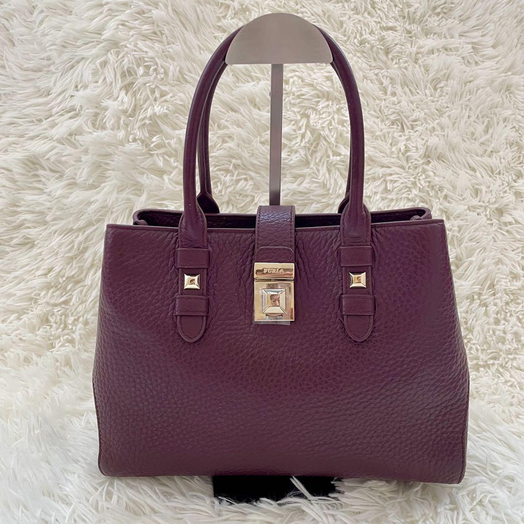 フルラ FURLA ジョアン 2way ハンドバッグ ショルダー　ボルドー