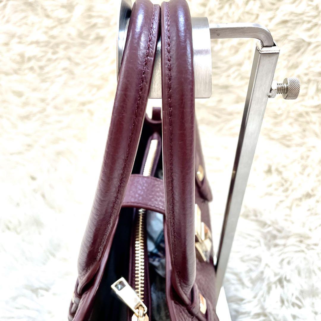 フルラ FURLA ジョアン 2way ハンドバッグ ショルダー　ボルドー
