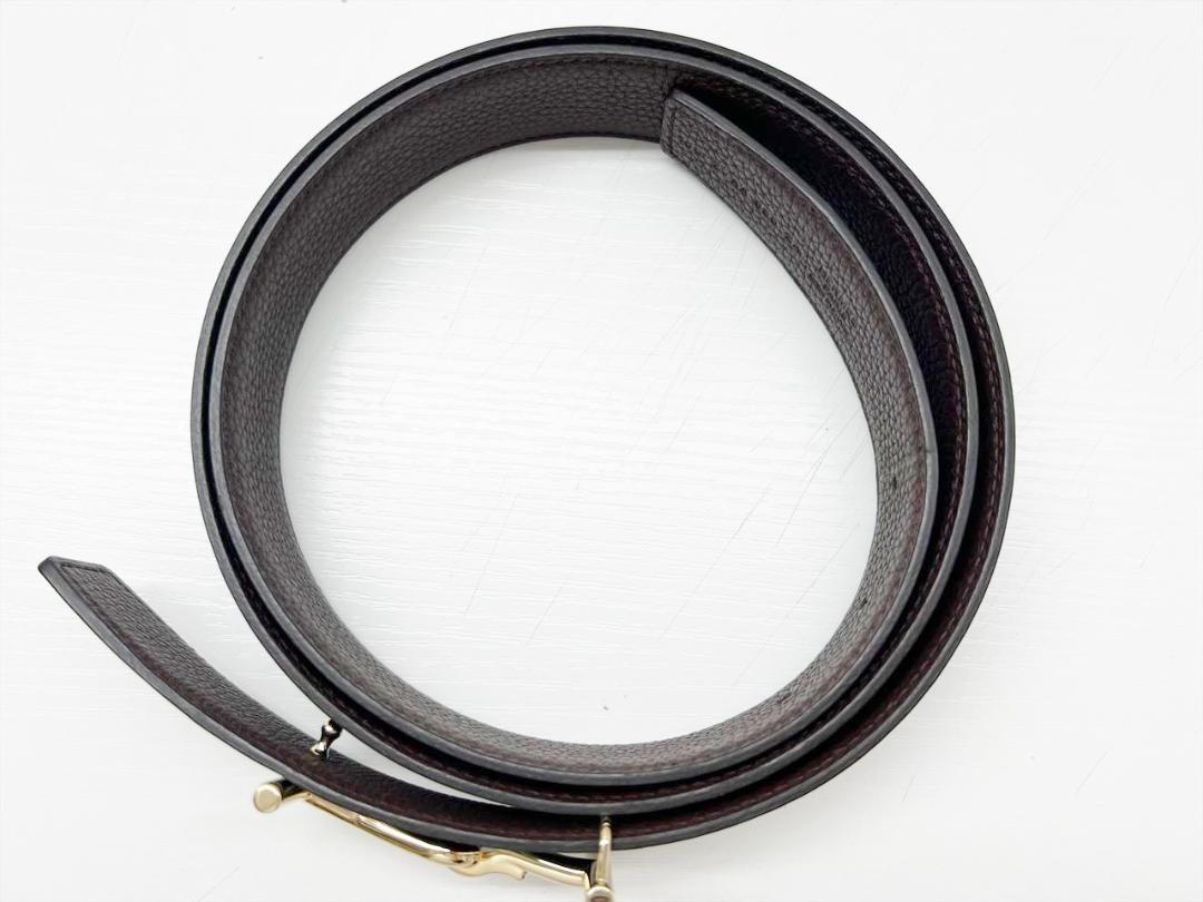 美品　HERMES　エルメス　ベルトバックル　ジャンボ　レザーベルト　100 美品 HERMES エルメス ベルトバックル ジャンボ レザーベルト 100