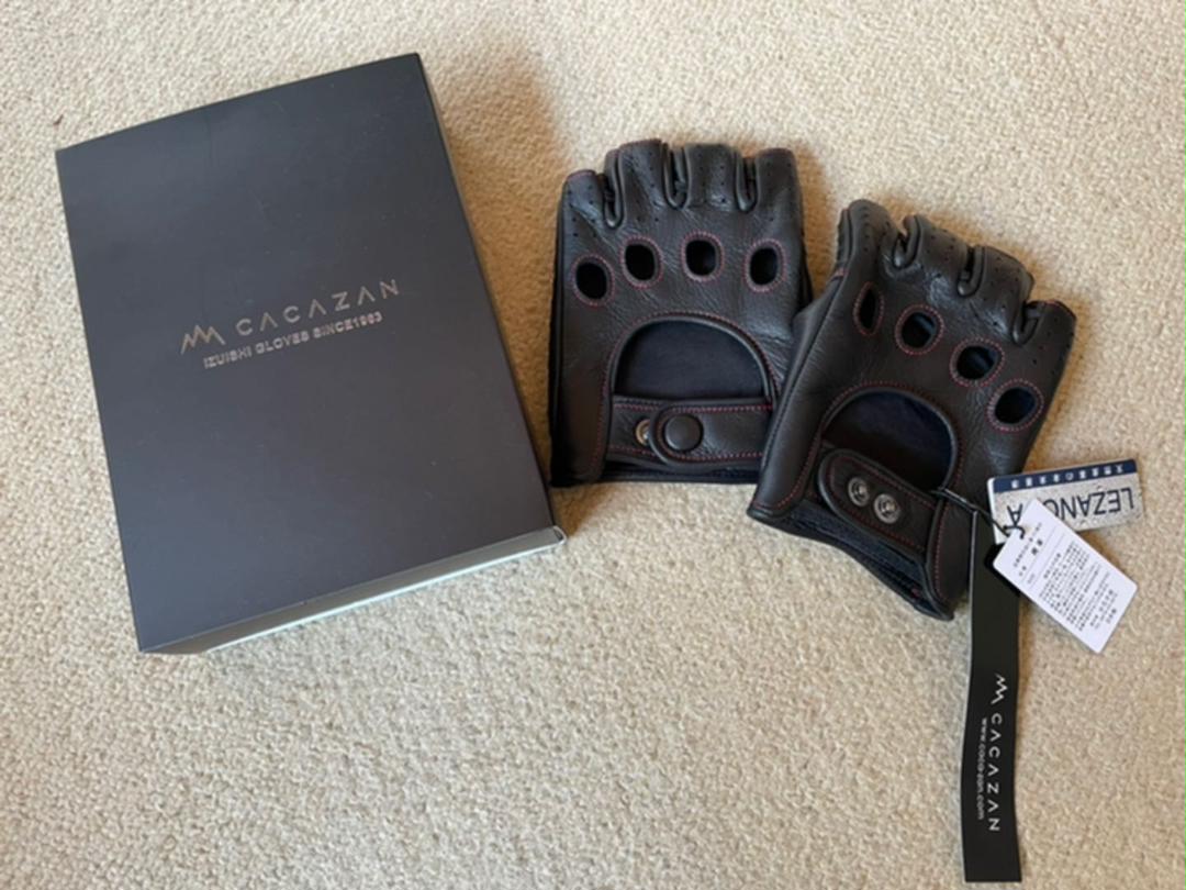 Amazon.co.jp: CACAZAN ドライビンググローブ ハーフフィンガー