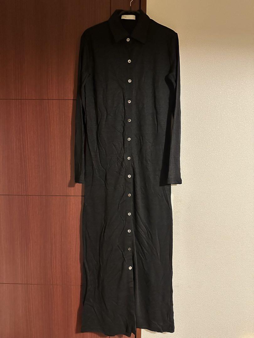 ワンピース ENOF linen long cardigan M