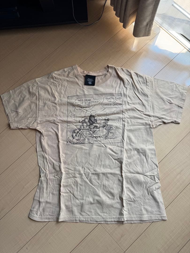 HARLEY-DAVIDSON コミックプリント Tシャツ