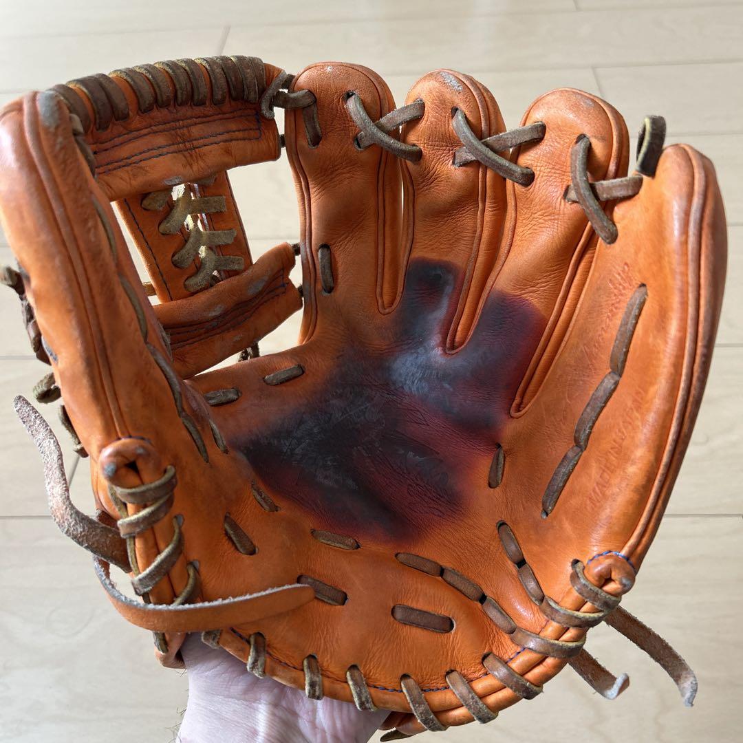 ハイゴールド 野球グローブ オレンジ