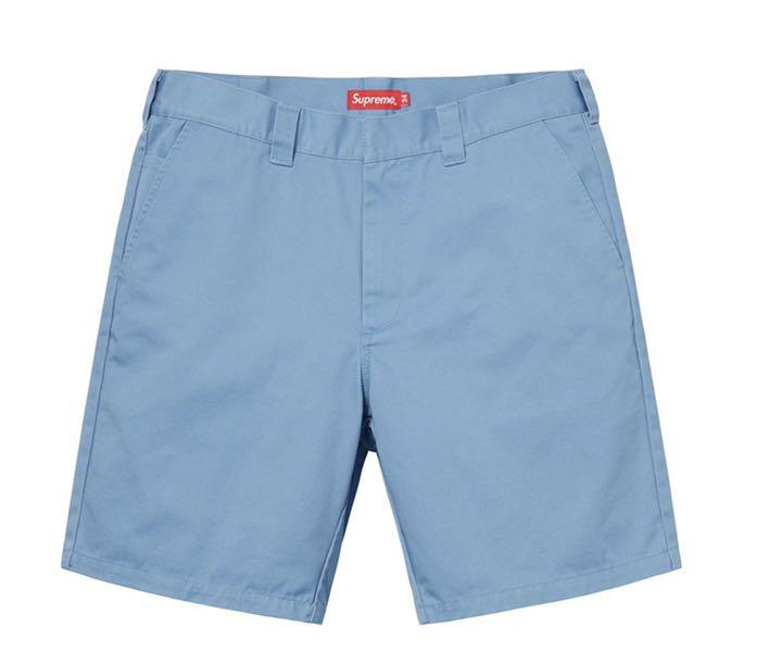 Supreme ワーク ショーツwork Short Dusty Blue