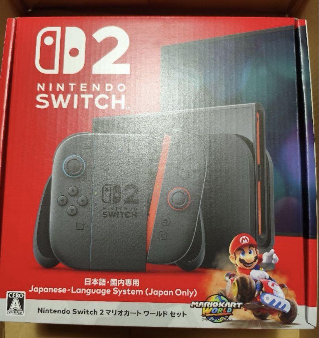 Switch 2 マリオカートワールドセット日本語専用 本体 新品・未